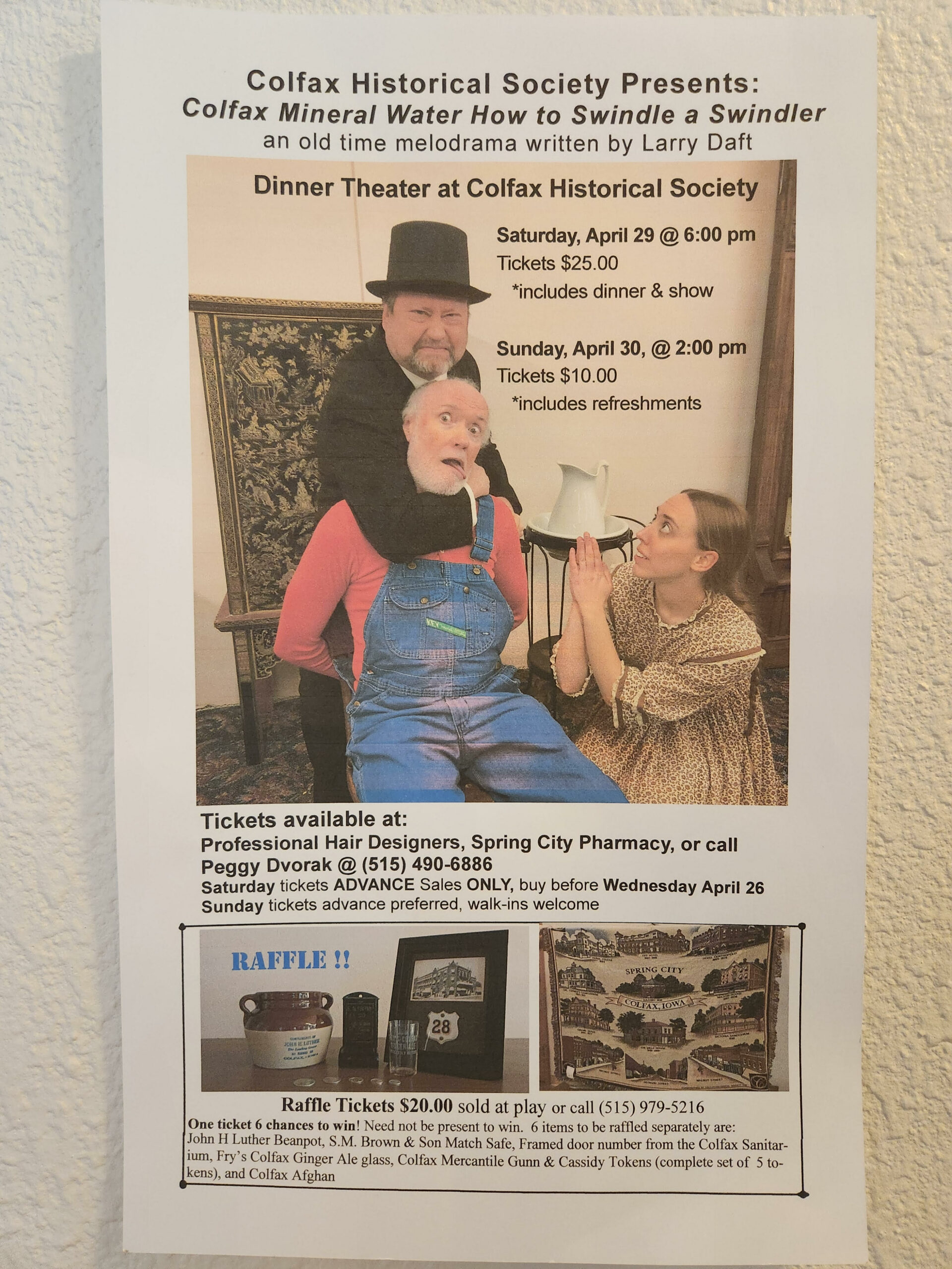 <h1 class="tribe-events-single-event-title">Colfax Historical Society Presents: Colfax Mineral Water – How to Swindle a Swindler</h1>