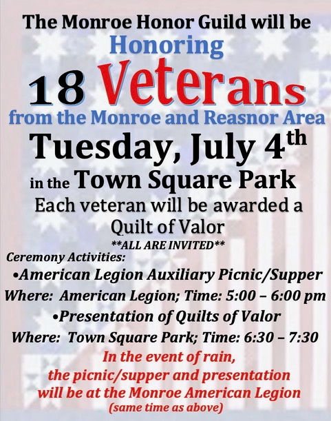 <h1 class="tribe-events-single-event-title">July 4th Quilt Of Honor Presentation In Monroe</h1>