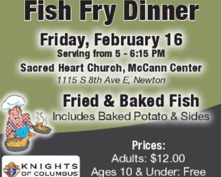 <h1 class="tribe-events-single-event-title">Fish Fry In Newton 2/16</h1>